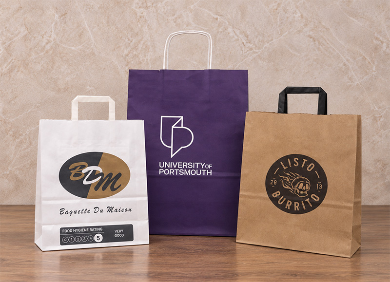 Printed paper bags